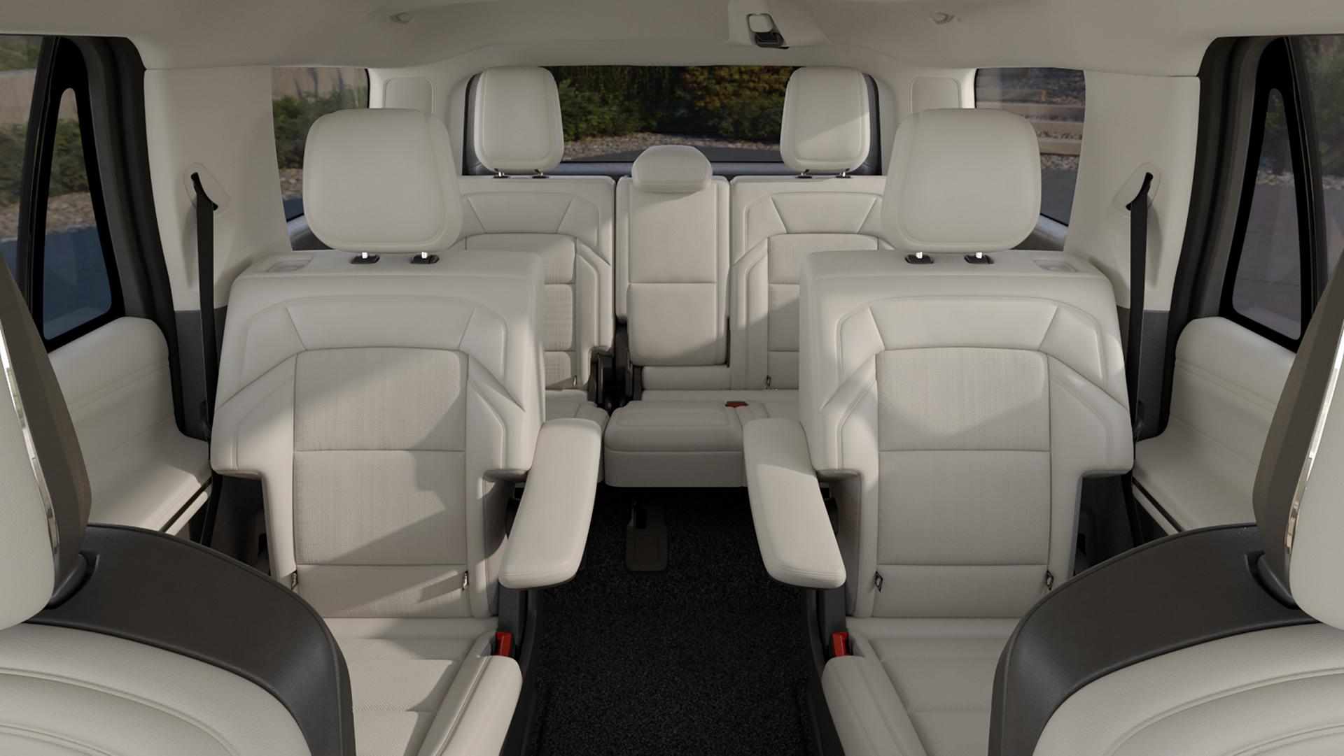 An interior view of the second-row seats of a 2027 Lincoln Navigator® SUV