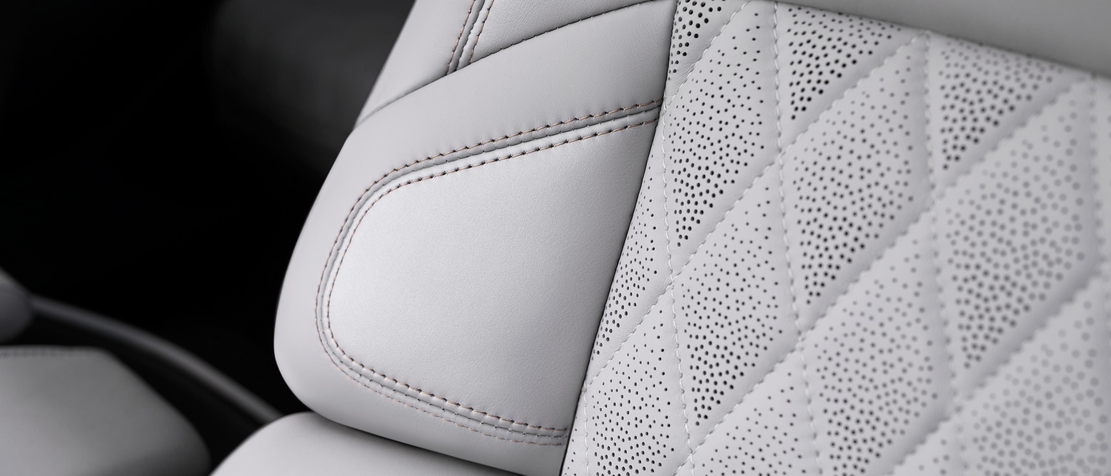 The quilted front seat of the Atmospheric theme in a 2027 Lincoln Black Label Navigator® SUV