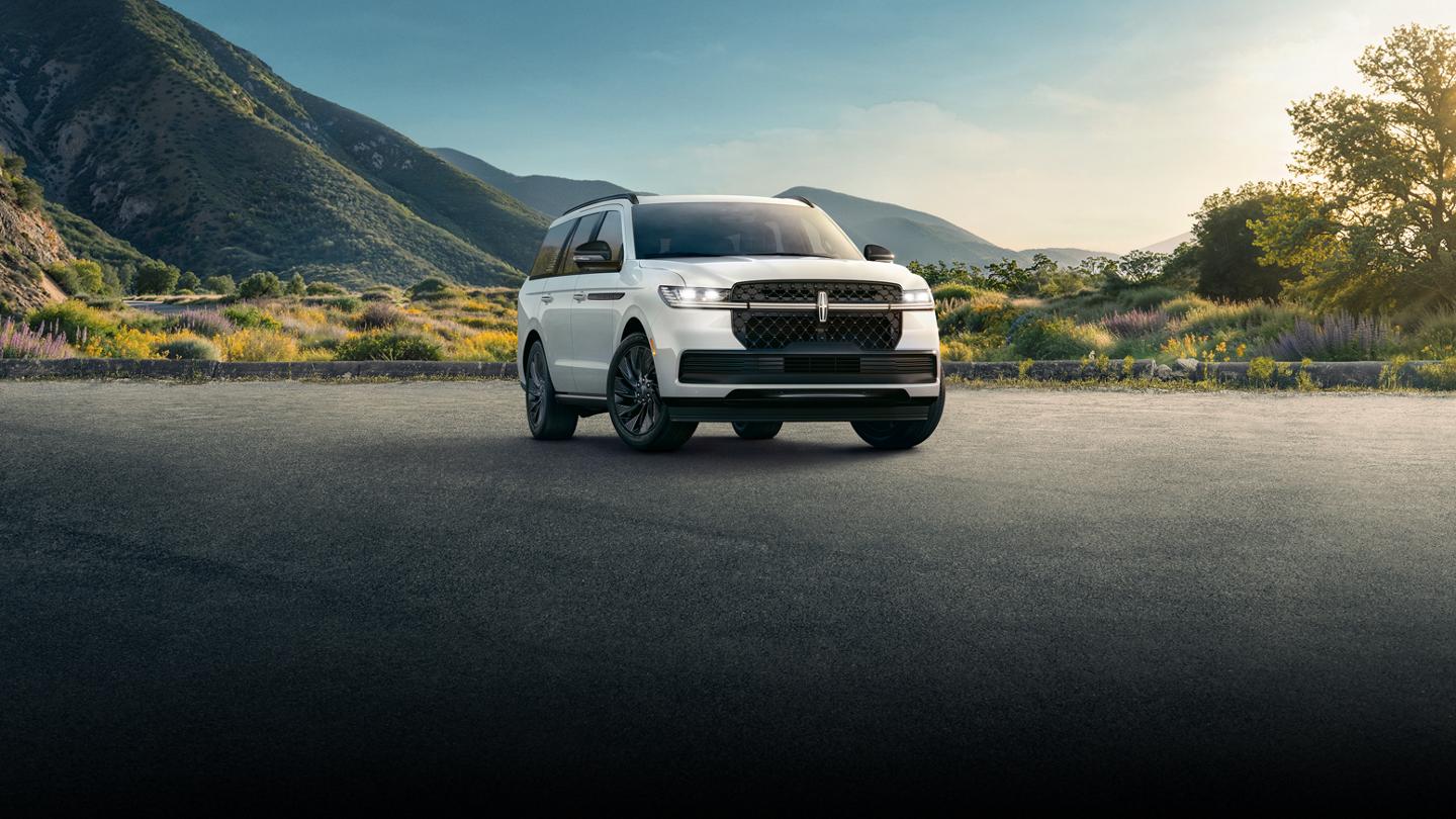 2026 Lincoln Navigator parked in a scenic area