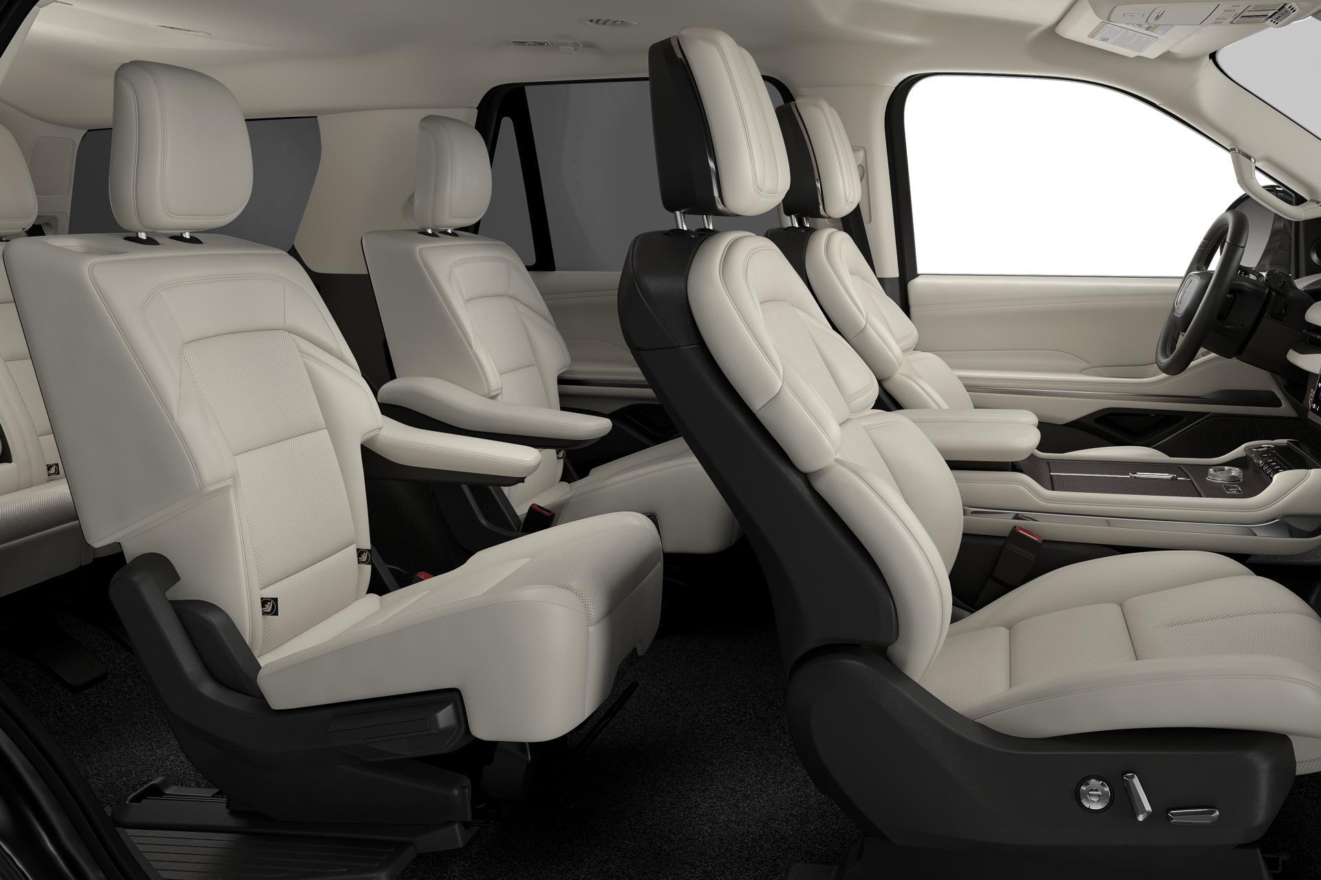 The leather seating surfaces of a 2027 Lincoln Navigator® SUV