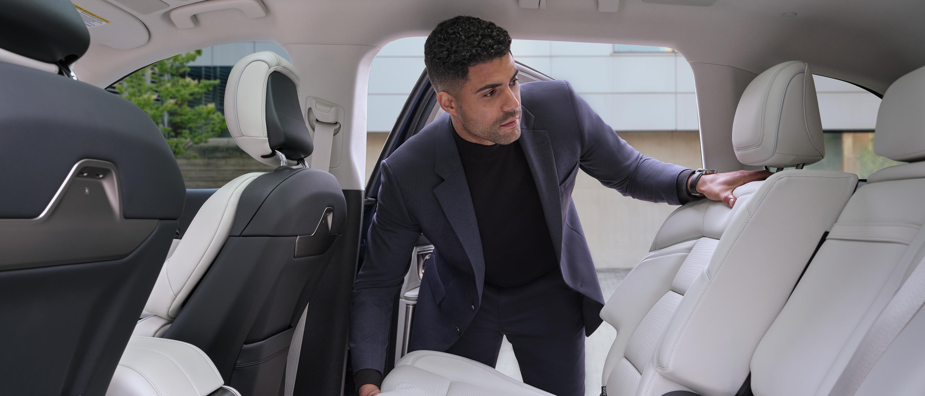 The spacious second row inside the 2027 Lincoln Nautilus
