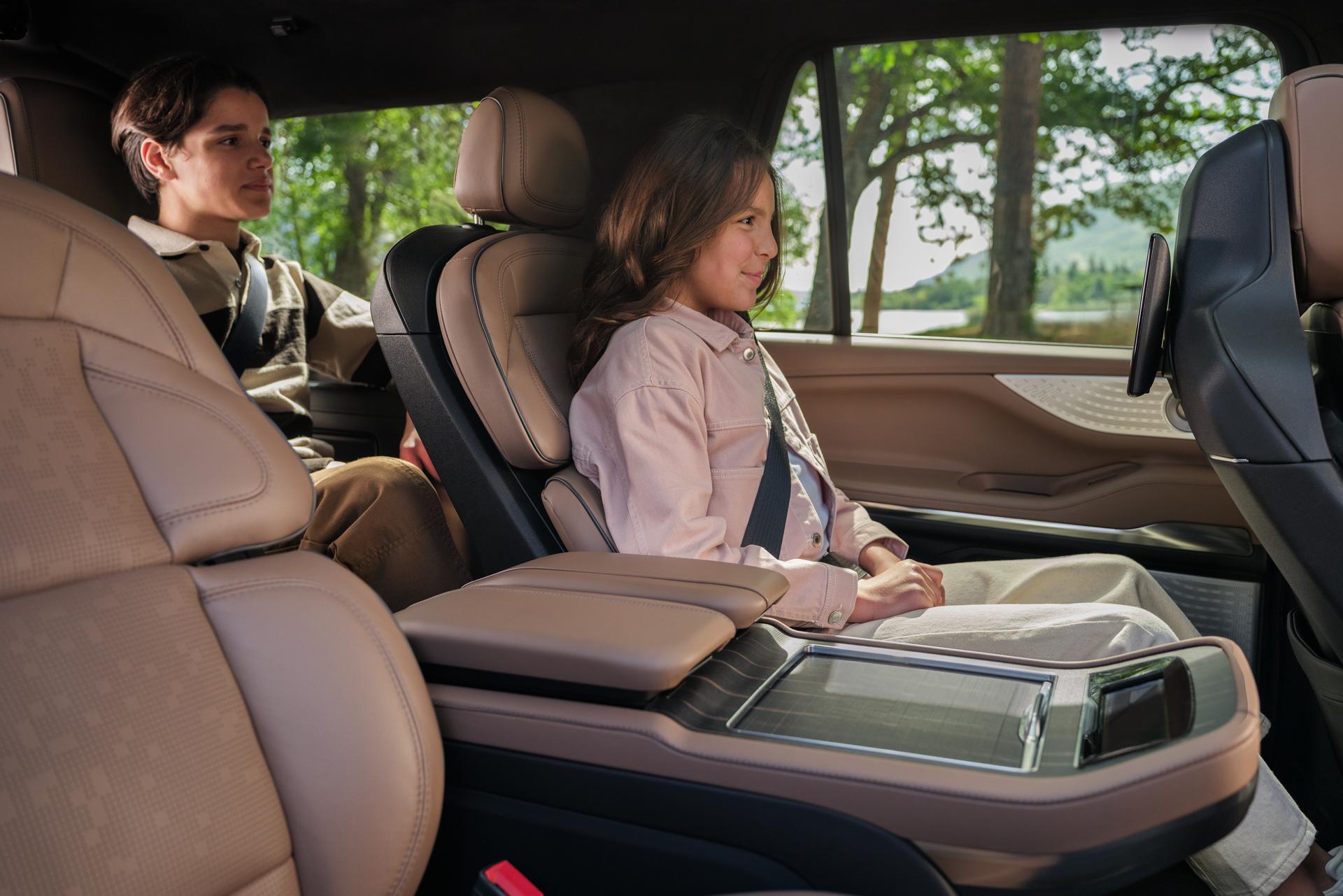 The second- and third-row seating provides space and comfort