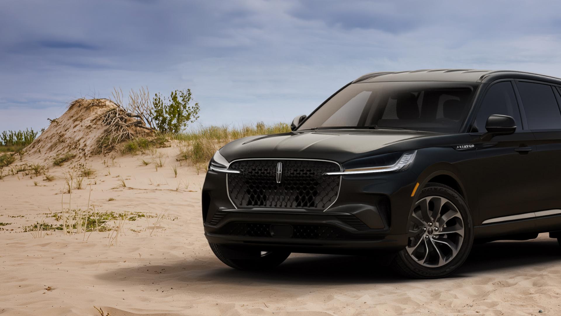 A 2027 Lincoln Aviator with the available Jet Appearance Package